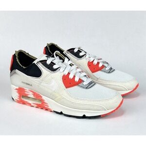 Nike Air Max III PRM 90 Archetype White Bright Crimson DC7856-100 Size 9.5